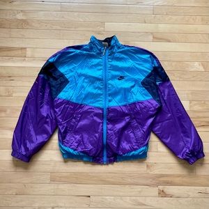 Nike Vintage Men’s Colorblock Windbreaker Jacket